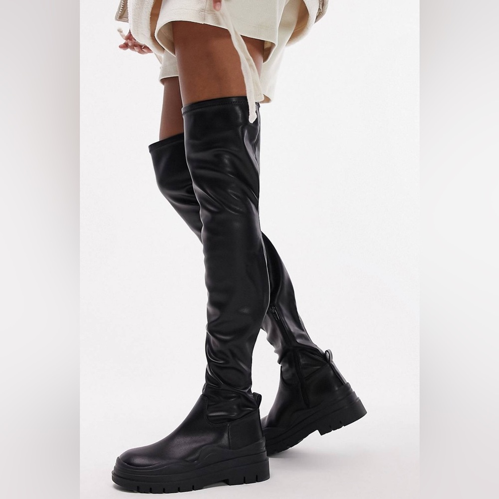 Topshop Martha over the knee boots - never used